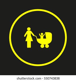 woman with a stroller