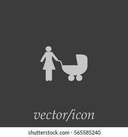 woman with a stroller