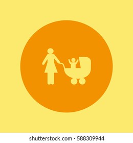 woman with a stroller