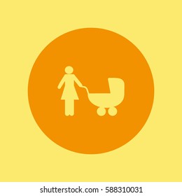woman with a stroller