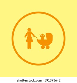 woman with a stroller