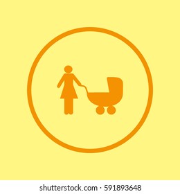 woman with a stroller