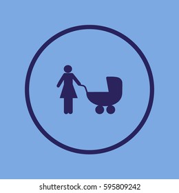 woman with a stroller