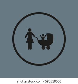 woman with a stroller