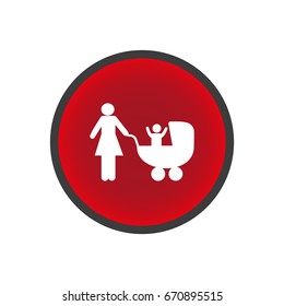 woman with a stroller