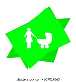 woman with a stroller