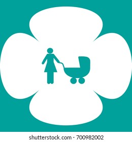 woman with a stroller
