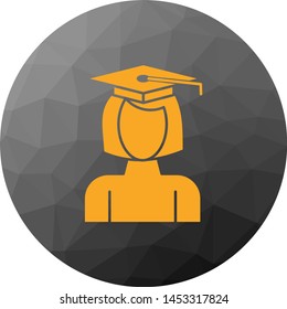 Woman Student icon for your project
