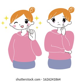Woman suffering from skin problems