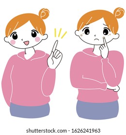 Woman suffering from skin problems