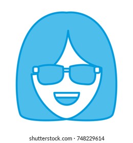 Woman with sunglasses
