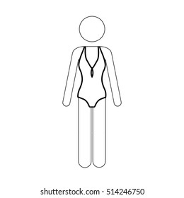 woman swimsuit icon image 