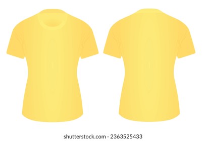 Woman t shirt. vector illustration