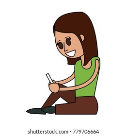 Woman with tablet