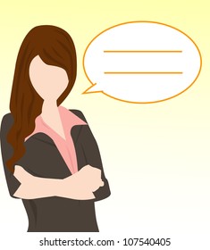 woman talking
