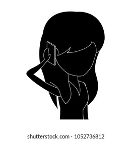 Woman Talking on Cellphone design