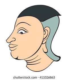 Woman Thai painting , Thai definition vector