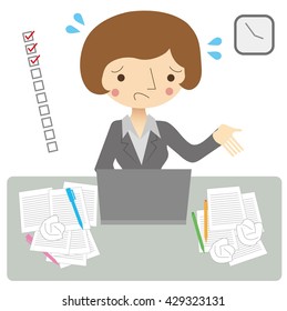 Woman there is no plan of work