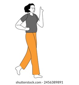 Woman thinking, problem solving, idea creative, finding solution, critical thinking,