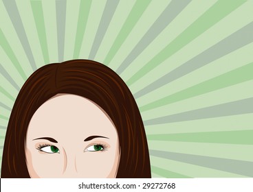 Woman thinks