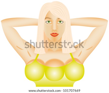 a woman with three breast How can i stretch my asshole