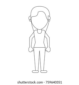Woman tourist avatar