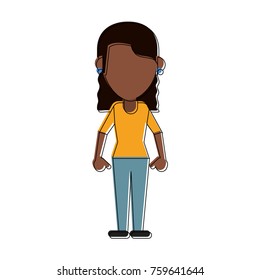 Woman tourist avatar