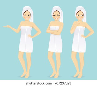 Woman Thinking Towel Images Stock Photos Vectors Shutterstock
