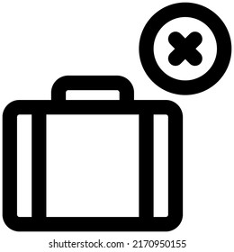 Woman traveling alone with her own luggage bag