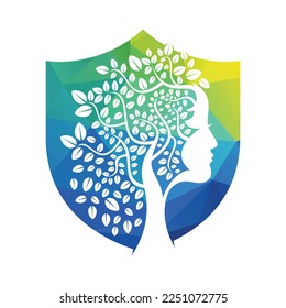 Design von Vektorvorlagen für Baumstrukturen Frauenleder-Leaf-Vektordesign.
