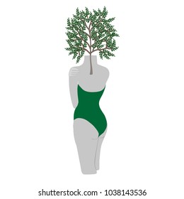 Woman tree, woman's health