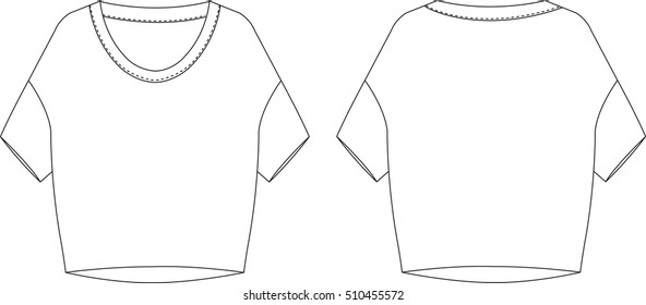 Woman Tshirt Stock Vector (Royalty Free) 510455572 | Shutterstock