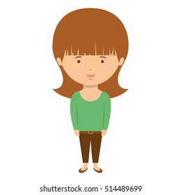 woman with t-shirt and pants
