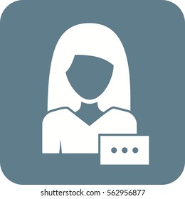 Woman Typing