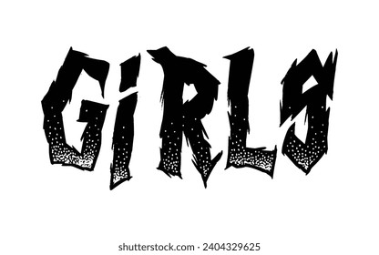Vector de diseño de tipografía para mujeres	