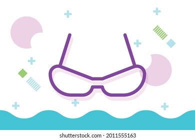 Woman Underwear icon symbol sign from modern fashion collection for mobile concept and web apps design. Beauty and clothes related vector line icons. 