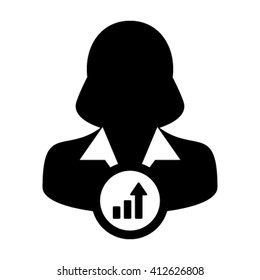 Woman User Icon - Vector