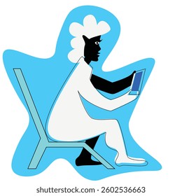 woman using mobile for selfie vector design unique latest