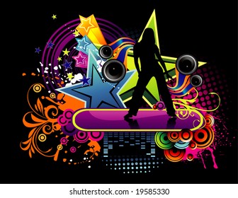 composición abstracta de vectores de mujer