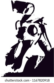 Woman, vector artwork