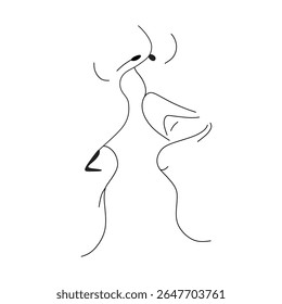 woman, vector, body, silhouette, kiss, kisses, face, model, black, breast, line, lady, figure, baby, person, hair, art, abstract, drawing, sketch, fashion, beauty, illustration