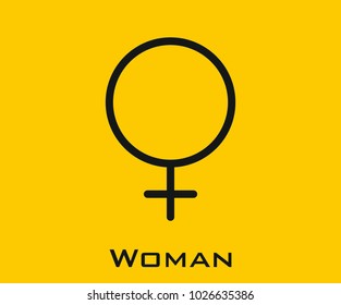 Woman vector icon