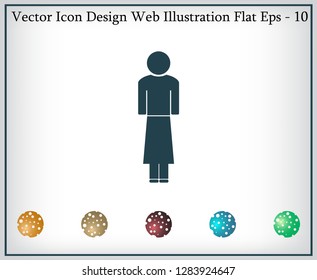 Woman - vector icon