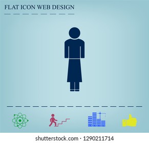 Woman - vector icon