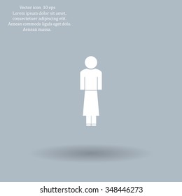 Woman - vector icon