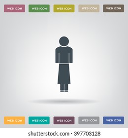 Woman - vector icon