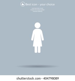 Woman - vector icon