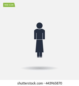 Woman - vector icon