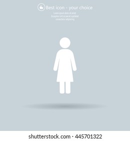 Woman - vector icon