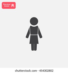 Similar Images, Stock Photos & Vectors of Woman - vector icon